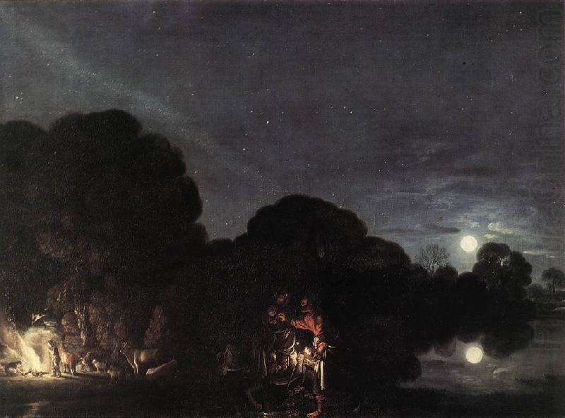 ELSHEIMER, Adam Flight into Egypt  fg china oil painting image